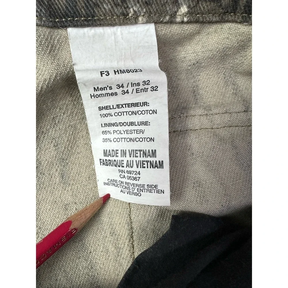Vtg Columbia Camo Pants Mens 33/322‎ HM 8023 Timberwolf Hunting Cargo Outdoors
